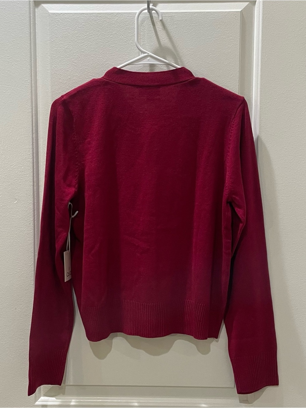 NEW…CeCe-Tie Neck Cardigan Sweater - Picture 3 of 3